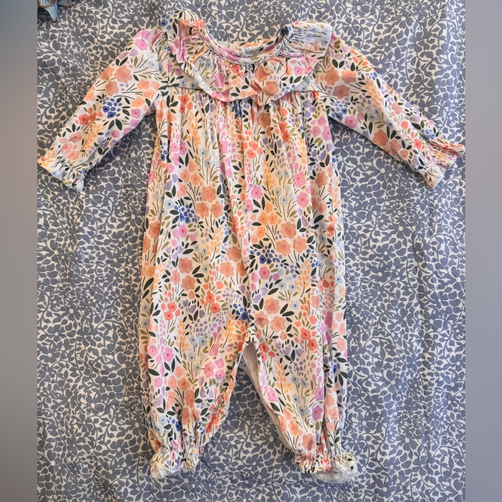 Floral Cecil and Loud Corduroy Romper